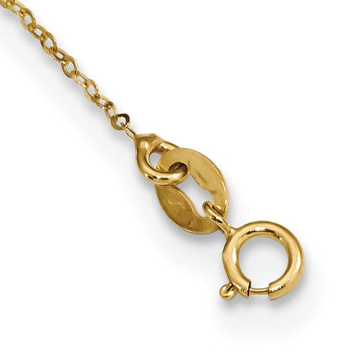I Heart You 14K Yellow Gold Necklace