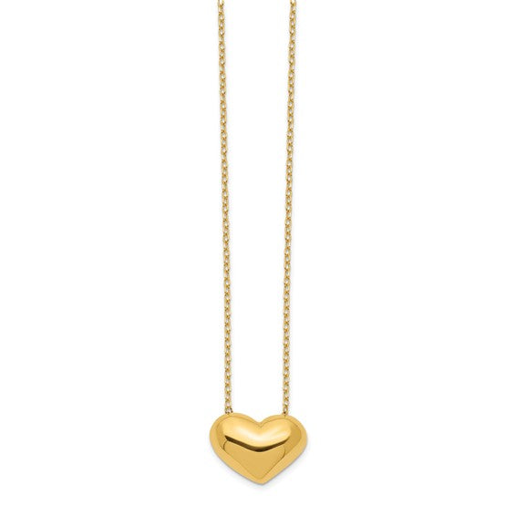 I Heart You 14K Yellow Gold Necklace