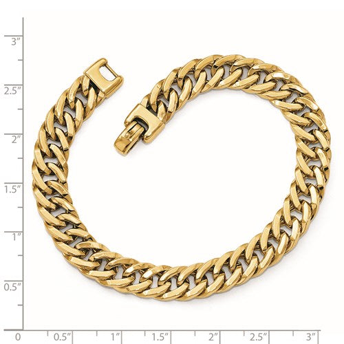 14K Polished Men's Bracelet