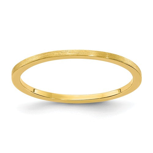 Petite 1.2mm Flat Satin Stackable Band