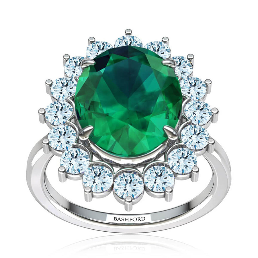 Aphrodite Emerald & Diamond Ring
