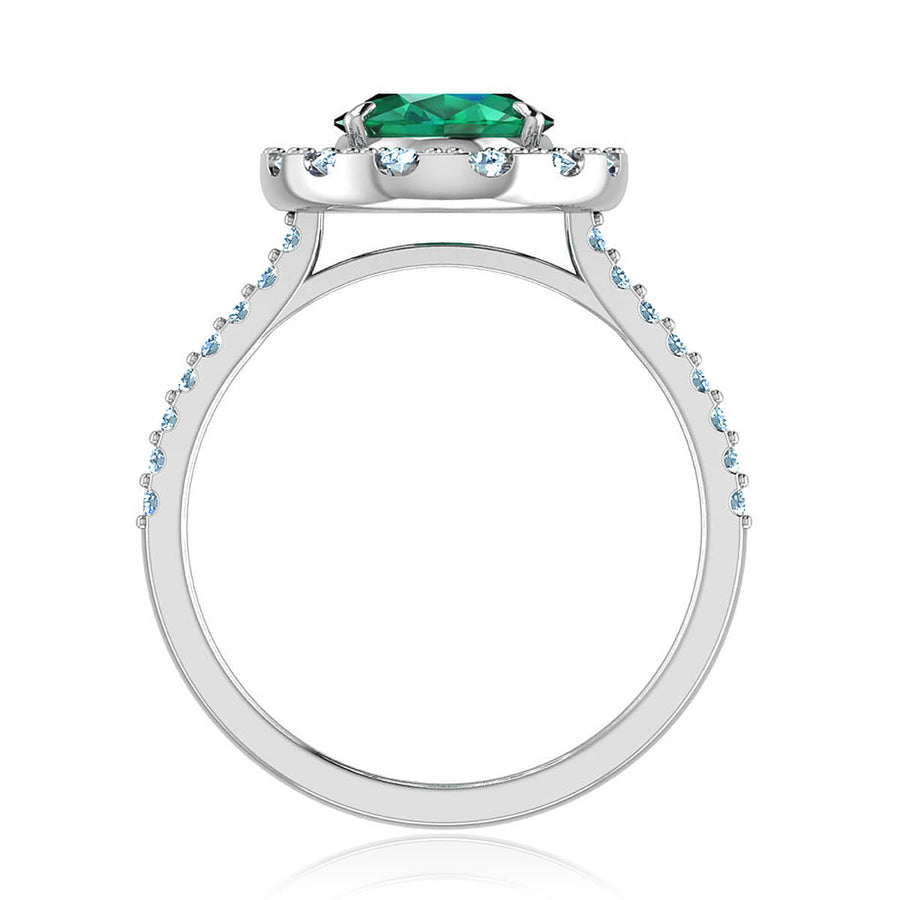 Marielyn Emerald & Diamond Ring