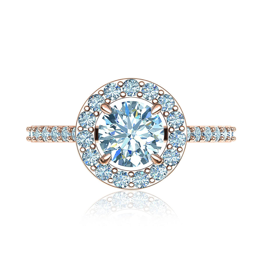 Monarch Halo Diamond Ring