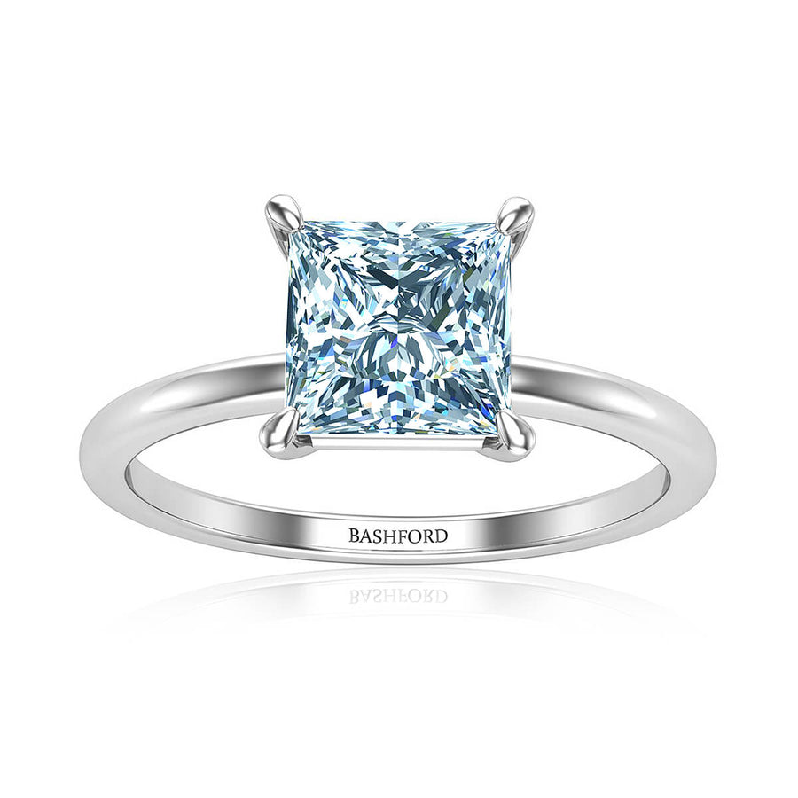 Petite Solitaire Engagement Ring