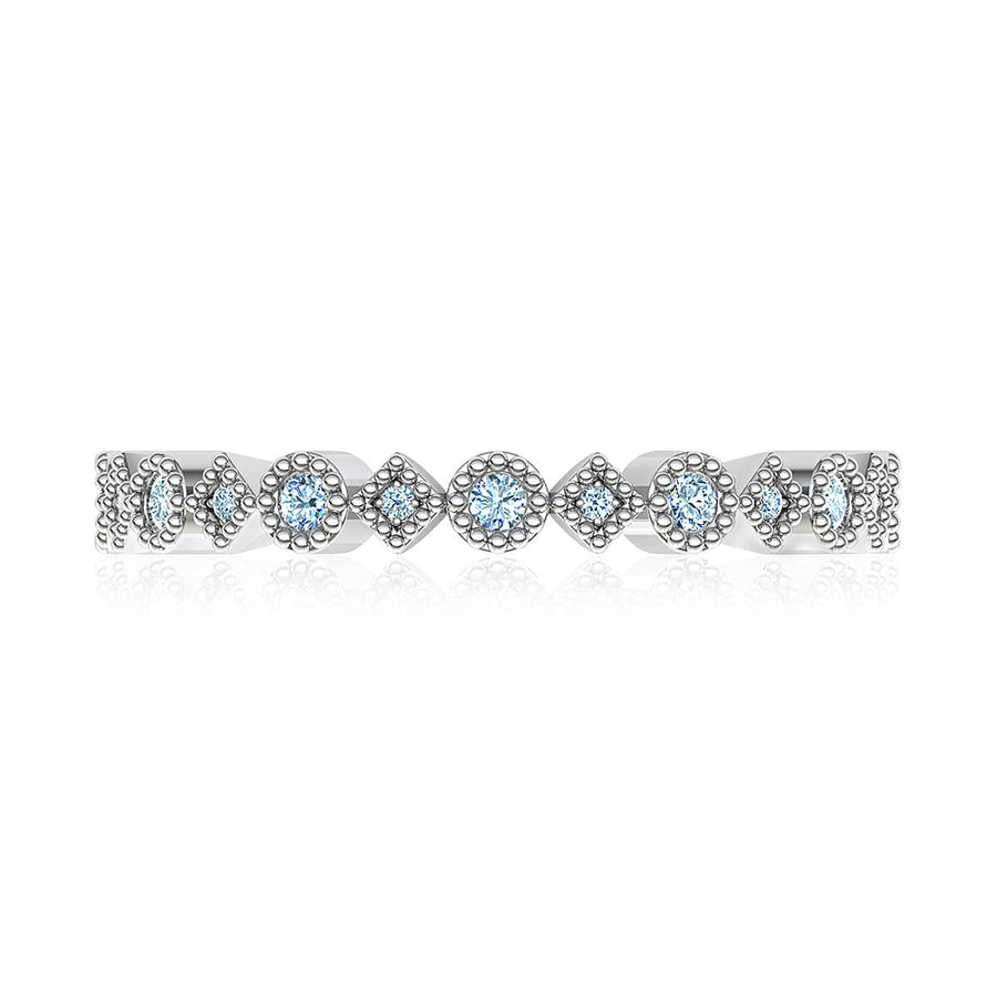 Vintage Inspired Eternity Diamond Ring (3/8 ct. tw.)